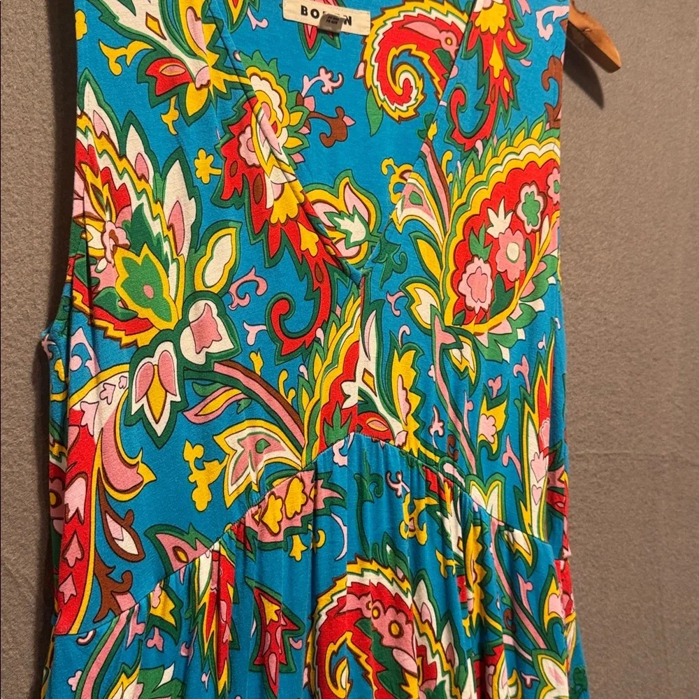 Boden Blue Floral Maxi Dress - Picture 3 of 6